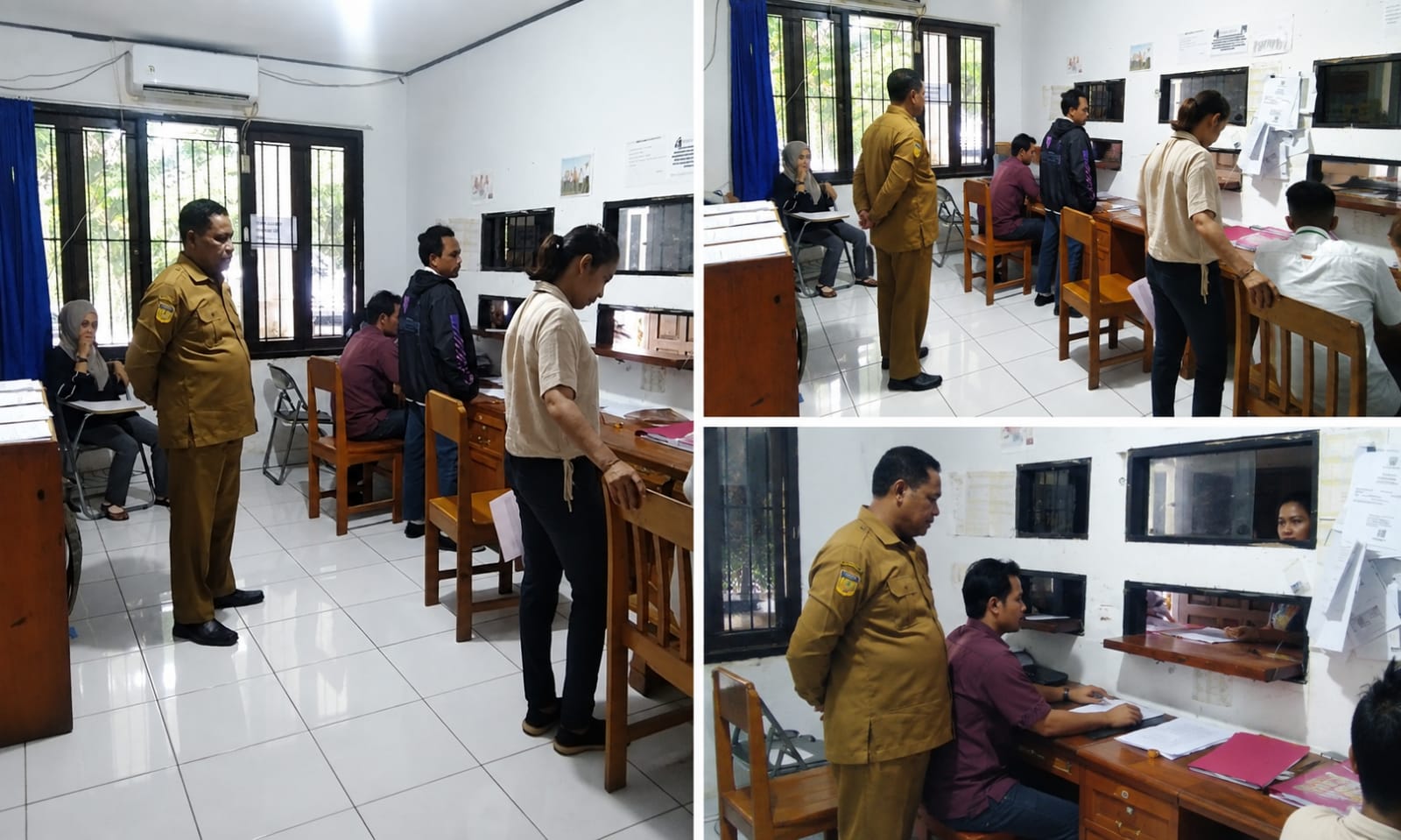 Disdukcapil Sarmi Berikan Bimbingan Tata Kelola Data Kependudukan kepada Siswa Magang SMK Negeri 2 Sarmi