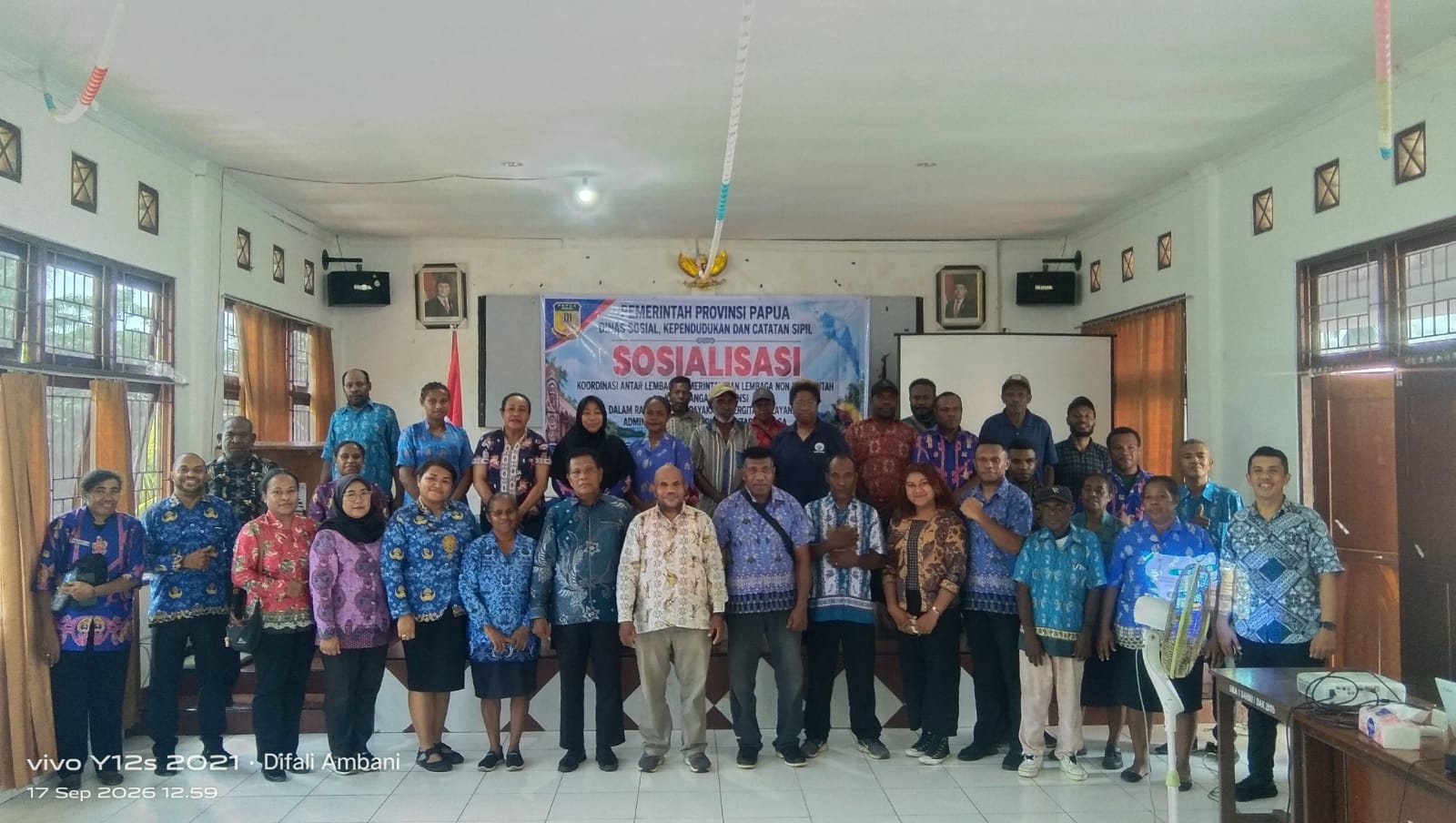 Dukcapil Sarmi Perkuat Koordinasi Pencatatan Sipil